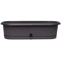 Горщик для кактусів Form-Plastic Лотос-40 5 л антрацит (0181-014)