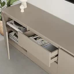 Тумба під телевізор MebelStar Нео 2Ш2Д 150x43x53 см Кашемір (MBS-1254) - мініатюра 3