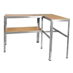 Стелаж металевий Malatec 23768 180x90x40 см, 5 поліць, 875 кг, для гаража - мініатюра 10