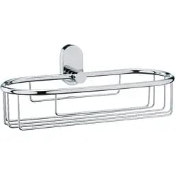 Полка-сетка для ванной комнаты Kela Lucido 26х10.5 см серебристая (22689)