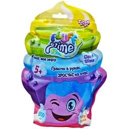 Вязкая масса Danko Toys Fluffy Slime FLS-02-01U 500 мл синяя