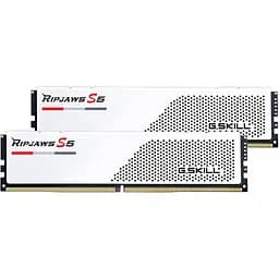 Модуль пам'яті G.Skill DDR5 96GB (2x48) Ripjaws S5 5200Mhz White XMP (F5-5200J4040A48GX2-RS5W)