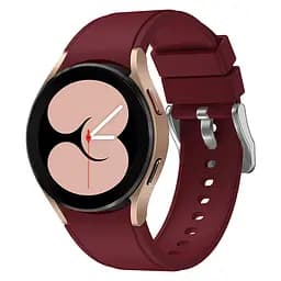 Ремінець Samsung Galaxy Watch 4 Classic 42 mm - темно-червоний силікон розмір L ширина кріплення 20мм (WB00S4GALAXYCLASSIC8442) - мініатюра 2