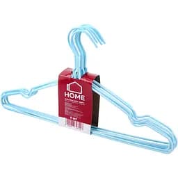 Вішалка Idea Home металева в силіконі 39.4х21 см 8 шт. бірюзова (6707234)