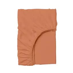 Комплект постільної білизни Cosas Terracotta CS2 Двоспальний теракотовий (LeafWhiteTerrakot_El160-75Terrakot_180) - мініатюра 6