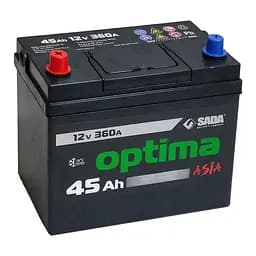 Автомобильный аккумулятор Optima Asia 6СТ-45 (+/-) 12В 45Ач 360А