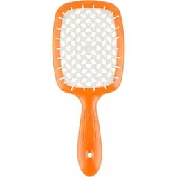 Щітка для волосся Janeke Superbrush, помаранчева з білим