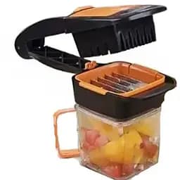 Удобная овощерезка Nicer Dicer Quick 5 в 1 универсальная кухонная терка с острыми лезвиями и контейнером