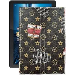 Чохол StatusCASE з екошкіри для планшету Lenovo Tab M10 TB-X505L Луі-Вітон-коричневий