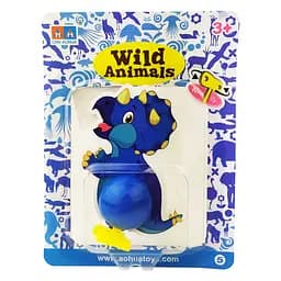 Іграшка заводна "Динозавр" Bambi 2030A 15 см Синій