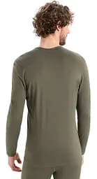 Термокофта Icebreaker 200 Oasis LS Crewe Ski Stripes Men Loden Heather M (1052-IB0 A56 HU069 M) - мініатюра 3