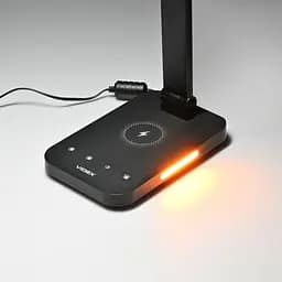Настiльна лампа Videx LED VL-TF17B 18W 1800-6500K з бездротовою зарядкою чорна (VL-TF17B) - мініатюра 11