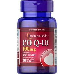 Коензим Puritan's Pride Q-SORB Co Q-10 100 mg 30 капсул