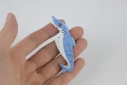 Міні-Мультитул NexTool (KT5521) EDC box cutter Shark Blue, Синій - мініатюра 15
