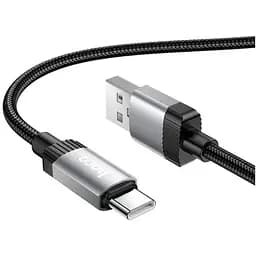 Кабель Hoco X117 Star charging data cable Type-C Чорний