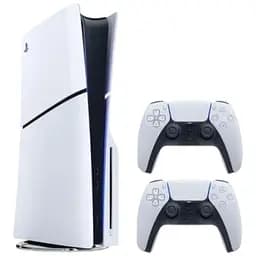 Ігрова приставка Sony PlayStation 5 Slim з Blu-ray приводом + додатковий джойстик DualSense White