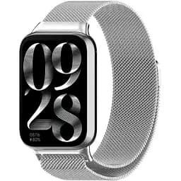 Ремінець DK CDK для Xiaomi Mi Smart Band 9 Pro Metal Milanese Loop Magnetic (017123) (silver) - мініатюра 2