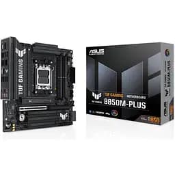 Материнська плата Asus AM5 TUF Gaming B850M-PLUS, B850, 4xDDR5, Int.Video (CPU), 4xSATA3, 3xM.2, 1xPCI-E 5.0 x16, 1xPCI-E 4.0 x1, ALC1220P, Realtek 2.5Gb, 10xUSB 3.2 / 6xUSB 2.0, HDMI/DP, MicroATX - мініатюра 2