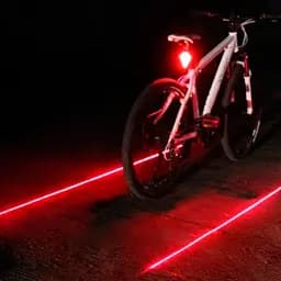 Задній стоп на велосипед з лазером SL-116 мигалка для велосипеда, велофара задня з доставкою (ST) - мініатюра 2