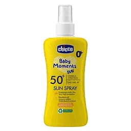 Молочко - спрей сонцезахисне Chicco Baby Moments Sun SPF 50+ 150 мл (12726.00)