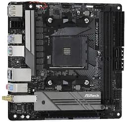 Материнська плата AsRock A520M-ITX/ac (A520M-ITX/ac) (Socket AM4, AMD A520, Mini-ITX) - мініатюра 2