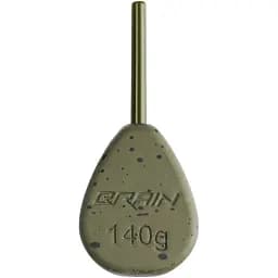 Грузило Brain In-Line Flat Lead 140g 2шт/уп Green