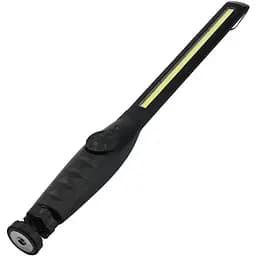 Акумуляторний LED ліхтар Bailong BL-821 з магнітом кліпсою та USB cвітлодіодний для кемпінгу 500 lm Чорний