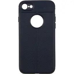 Чохол-накладка iPaky TPU Litchi Stria Series Case Apple iPhone 7/8 Blue