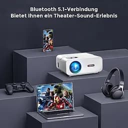 Проектор Giaomar ‎C12 Full HD Wi-Fi Bluetooth - мініатюра 2