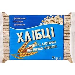 Хлебцы хрустящие New пшенично-овсяные 75 г