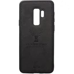 Чохол-накладка Toto Deer Shell With Leather Effect Case Samsung Galaxy S9+ Black