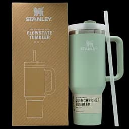 Термокухоль Stanley Quencher H2.0 Tumbler з неіржавкої сталі Light Green 1,18 л KT7001956