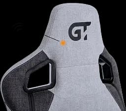 Геймерське крісло GT Racer чорне зі світло-сірим (X-8005 Light Gray/Black Suede) - мініатюра 10