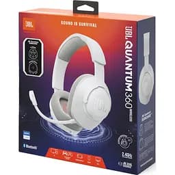 Ігрові навушники JBL Quantum 360 White (JBLQTUM360WHT) [130743] - мініатюра 6