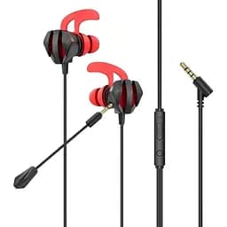 Навушники Hoco Sharp wire control gaming earphones with microphone M105 чорні