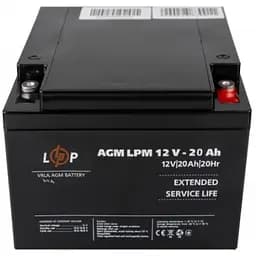 Акумулятор LogicPower AGM LPM 12V - 20 Ah під болт М5 - мініатюра 2