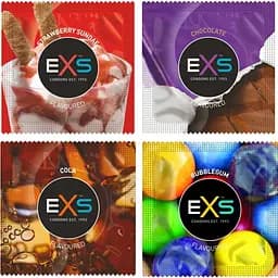 Презервативи EXS mixed flavored Ароматизовані 4 шт.