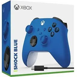 Геймпад Microsoft Xbox Series X, S (Shock Blue) + USB Type-C кабель