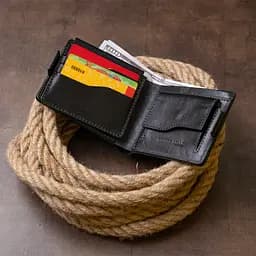 Чоловічий шкіряний портмоне GRANDE PELLE 11х9х2 см acs0024450 - мініатюра 10