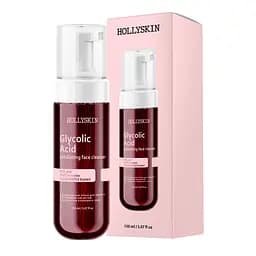 Пенка отшелушивающая HOLLYSKIN для лица с экстрактом кленового сиропа Glycolic Acid 150 мл