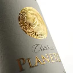 Вино Chateau Planeres Cuvee Chantail Rouge AOP Cotes du Roussillon червоне сухе 0.75 л - мініатюра 3