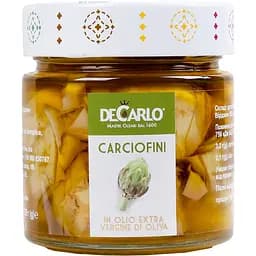 Артишоки DeCarlo Carciofini in Olio Extra Vergine Di Oliva 200 г