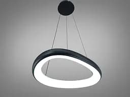 Світлодіодна люстра Romin з підсвічуванням на пульті 90 Вт чорна