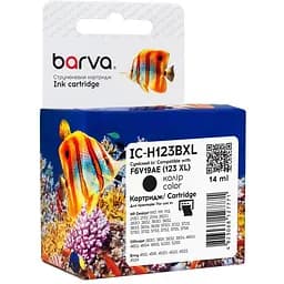 Картридж Barva HP 123XL black/F6V19AE 14 мл (IC-H123BXL)