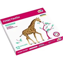 Набор пластилина детского Гамма Увлечения со стеком 12х192 г 