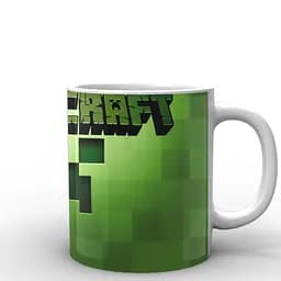 Кухоль GeekLand Minecraft Майнкрафт лого MС.02.033 330 мл синій - мініатюра 2