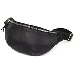 Жіноча шкіряна сумка-бананка Grande Pelle 11х26х7 см sum0026374