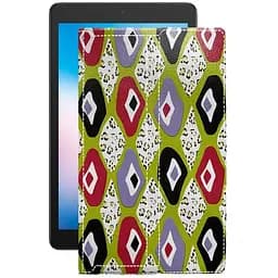 Чехол StatusCASE из экокожи для планшета Alcatel 3T 8 2020 Камни-цветные