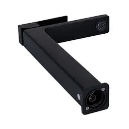 Змішувач для умивальника Qtap Gemini високий QTGEM269BLM45678 Black matt Чорний матовий - мініатюра 3