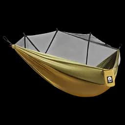 Гамак туристичний Mountain Goat 270 x 140 см з москітною сіткою, одномісний, підвісний Olive (P-5905973403153)